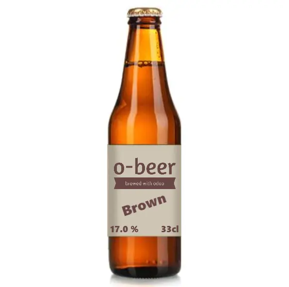 Dunkles Bier - Flasche